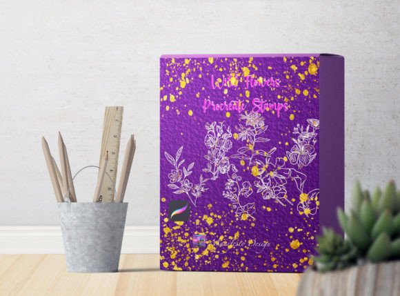 15 Beautiful Flowers Brush Stamps V 29