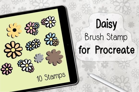 Daisy Procreate Brush Stamp: Effortless Floral Design