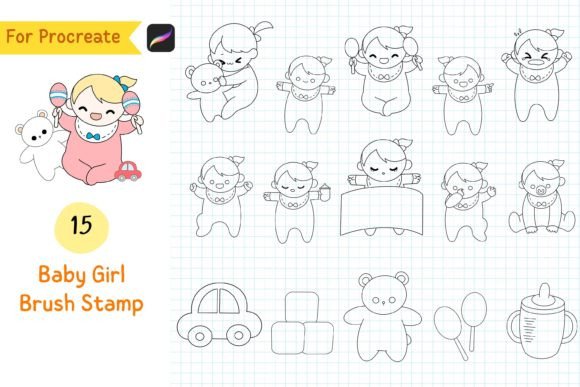 Procreate Brush Stamp Baby Girl: Creative Guide