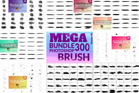 Unlocking Digital Artistry: A Comprehensive Guide to the Watercolor Brush Bundle 02 and 04 Collection
